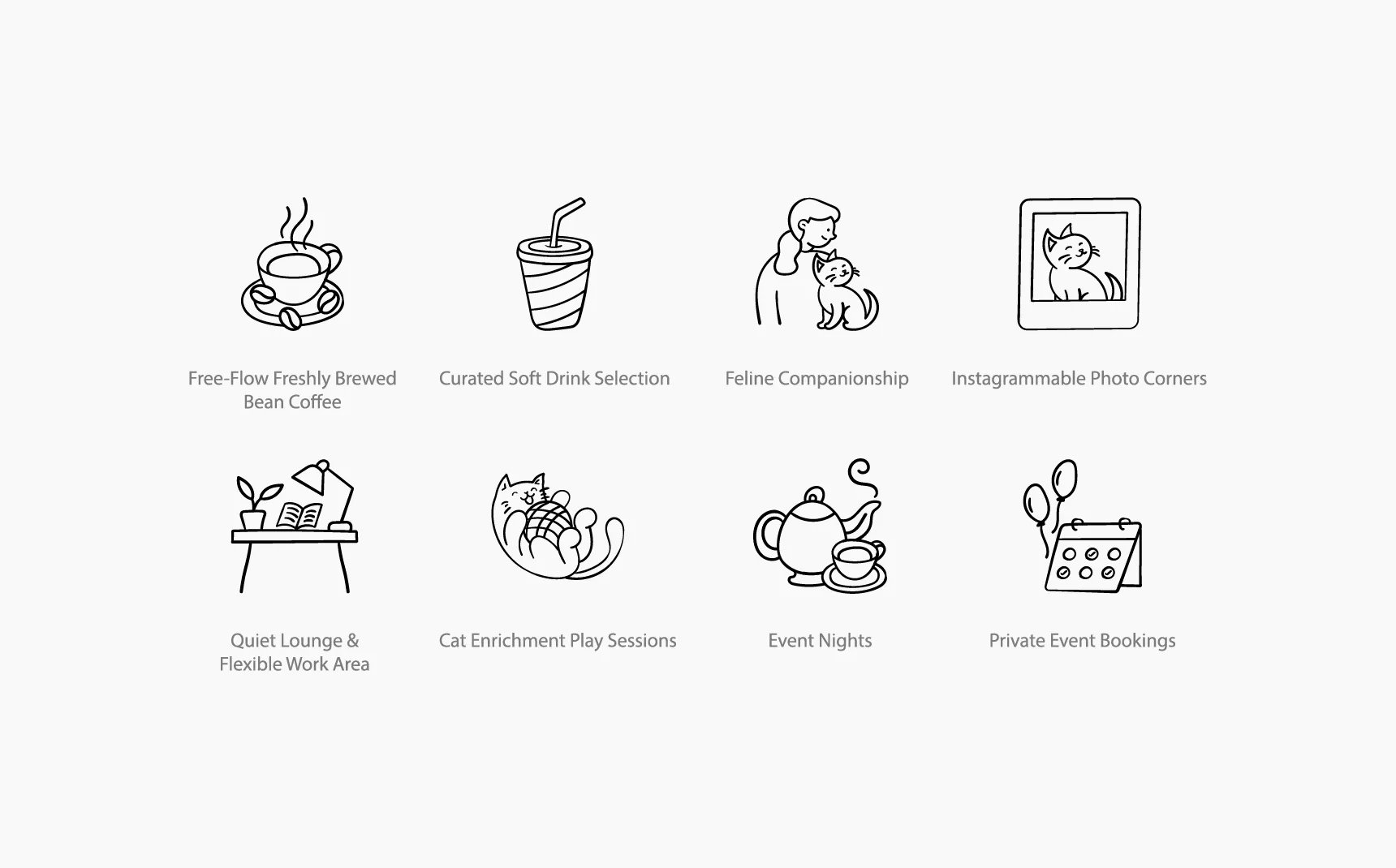 Minimalist Line Art Icons for Web and Apps
