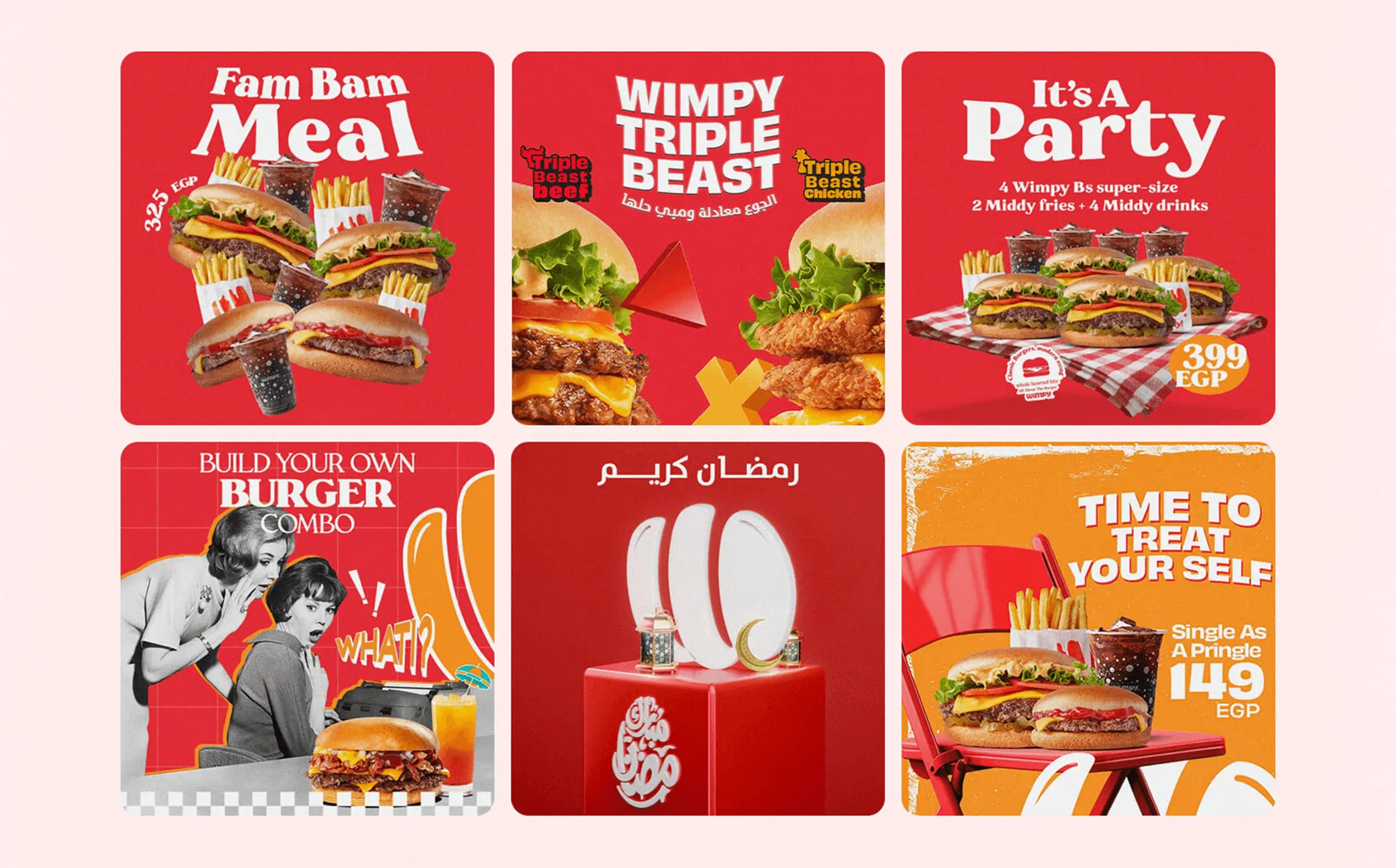 Modern Social Media Ad Creative and Engagement Graphics